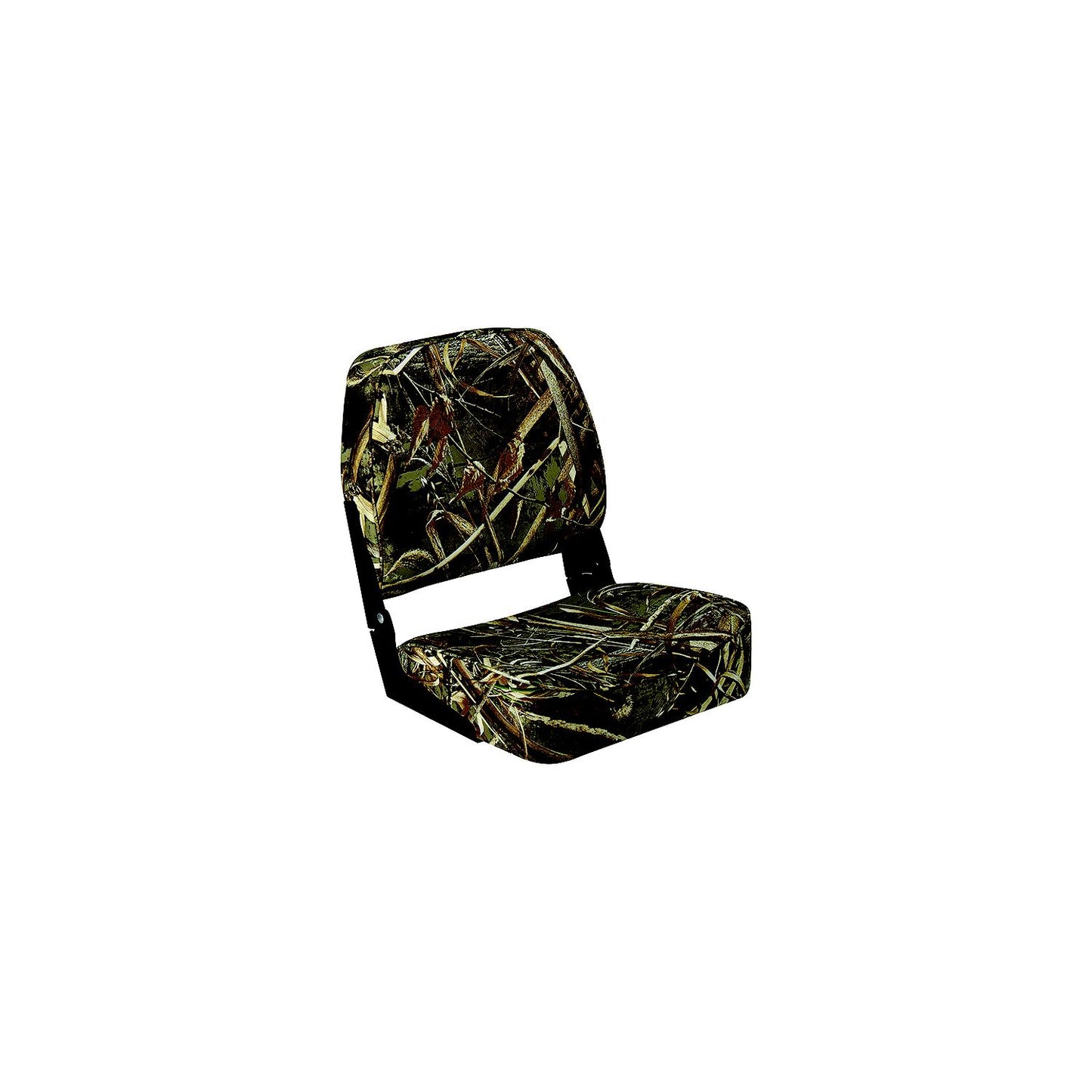 Wise 3312733 Promotional Marine Grade Vinyl 16.25" D ?ù 16" W ?ù 18" H Low Back Boat Seat, Real Tree Max 5 Camo