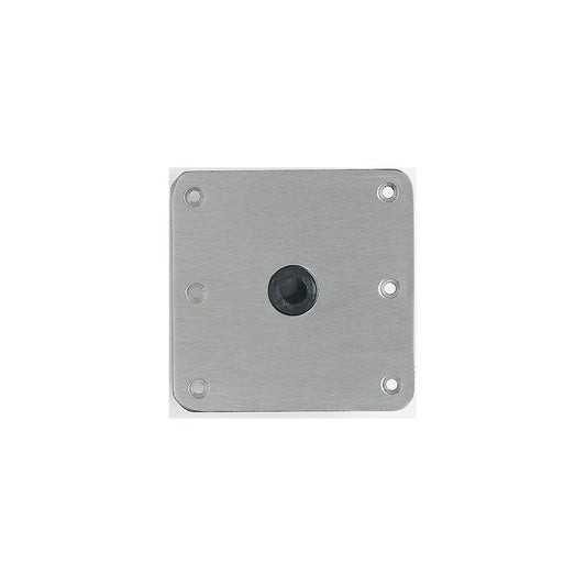 Attwood 67739 7" x 7" Lock'N-Pin?äó 3/4" Pin Stainless Base Plate, Bulk