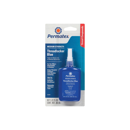 Permatex 24240 - 242 Blue Threadlocker Bottle, 36 ml.