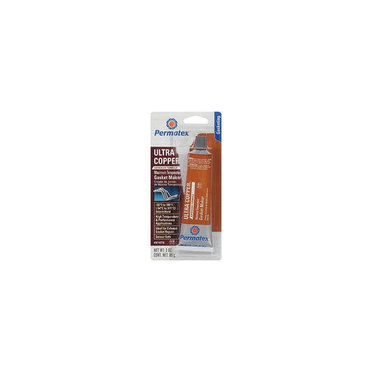 Permatex 81878 Ultra Copper?« Hi-Temp RTV Silicone Gasket Maker, 3 oz.