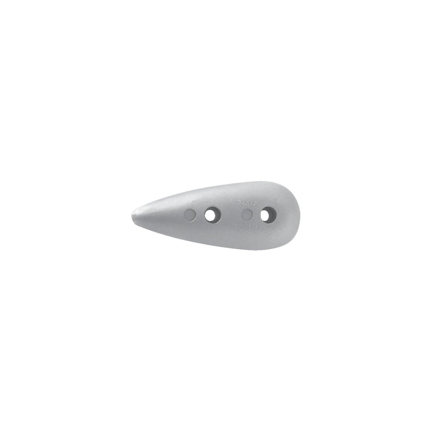 Martyr CMT20 Tear Drop Zinc Hull Anode 3.4"L x 1.8"W x .6"H