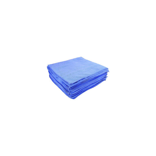 Buffalo Microfiber Cloths 16" x 16", Blue 20/Pk