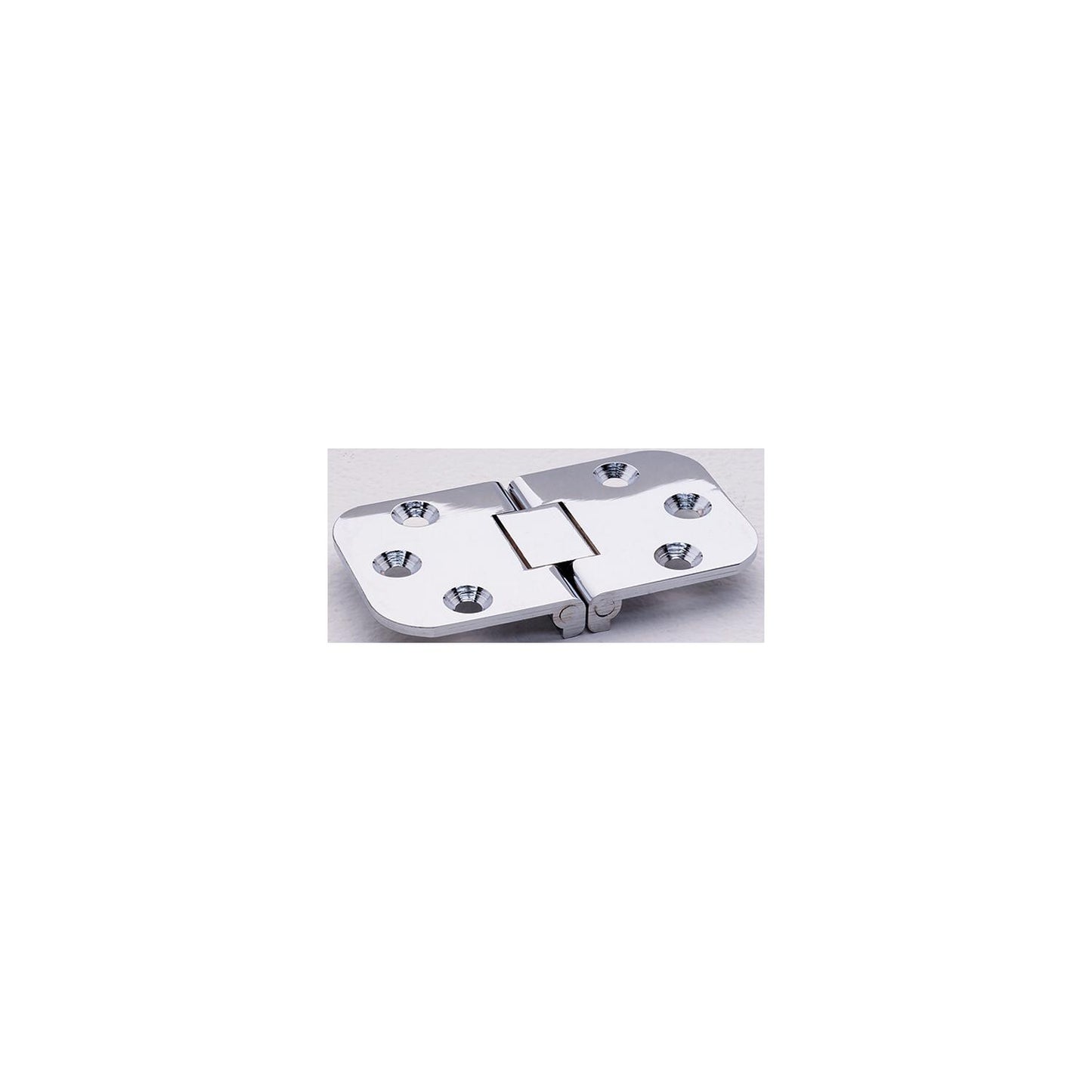 Attwood Flush Hinge, Square End, Stamped Stainless Steel 2-3/4" x 1-9/16"