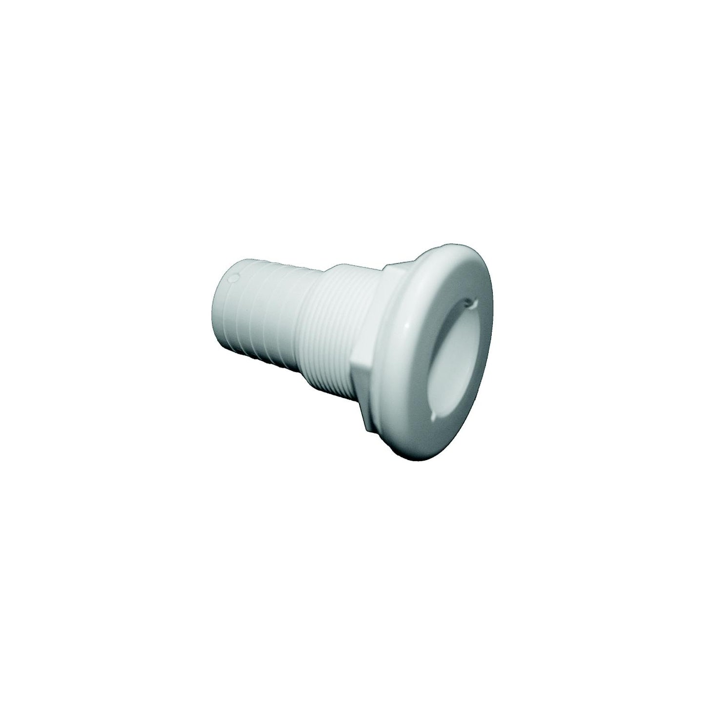 T-H Marine Straight Thru-Hull Fitting For Hose, White