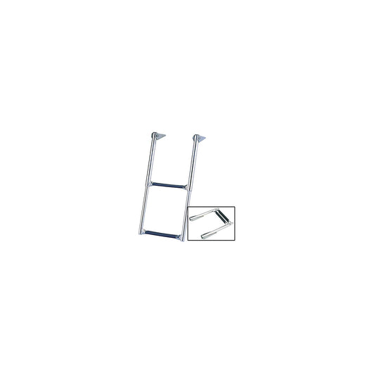 Garelick EEz-In Over Platform Telescoping Ladder, 2-Step