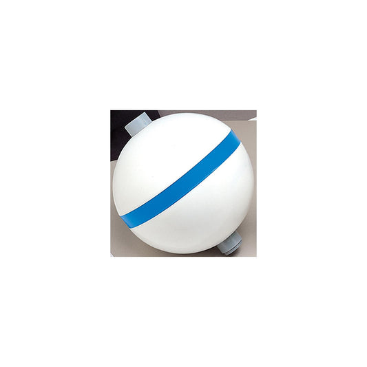 Taylor Sur-Moor T3C Mooring Buoy - White With Blue Reflective Striping