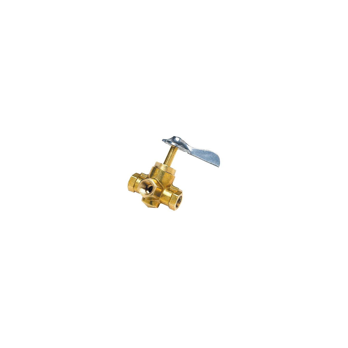 Seachoice Brass Three Way Fuel Line Valve