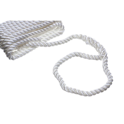 Seachoice 3-Strand Twisted Nylon Dock LineWhite