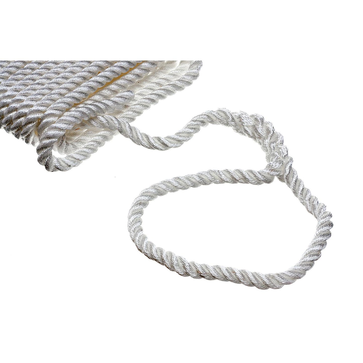 Seachoice 3-Strand Twisted Nylon Dock LineWhite