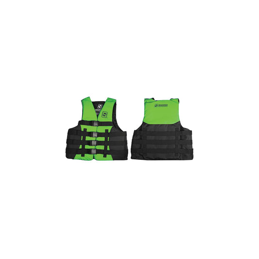 Seachoice 85147 Evoprene Multi-Sport Vest, Green/Black, XL