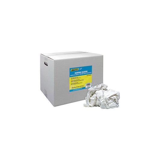 Seachoice 90008 Recycled White Knits Wiping Cloths, 20-lb. Box