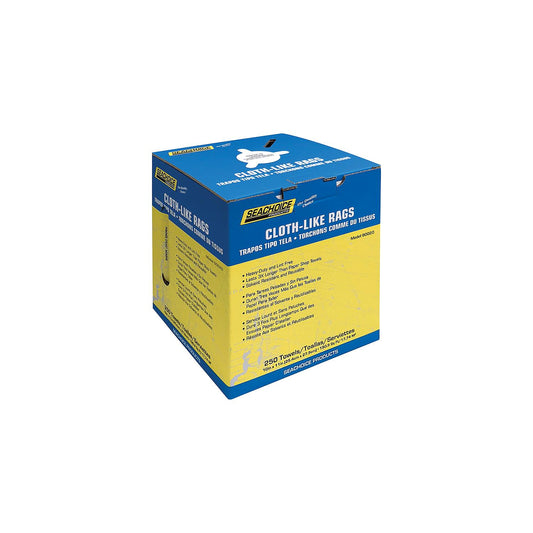 Seachoice 90020 Cloth-Like Rags, 250-ct. Box