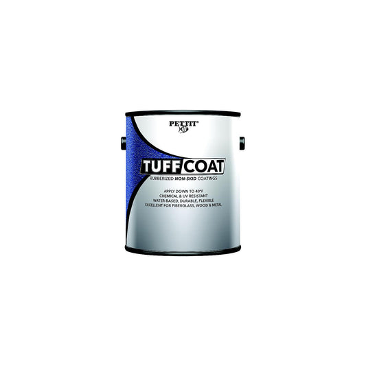 Pettit 3720TC Tuff Coat?äó Rubberized Non-Skid Coating, Medium Texture - Submersible, Steel Gray Gal.