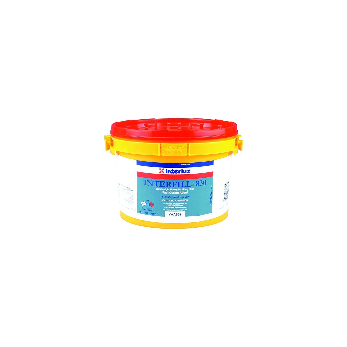 Interlux YAA8692G Interfill 830 Lightweight Epoxy Fairing Compound, Part B Fast Cure2 Gal.